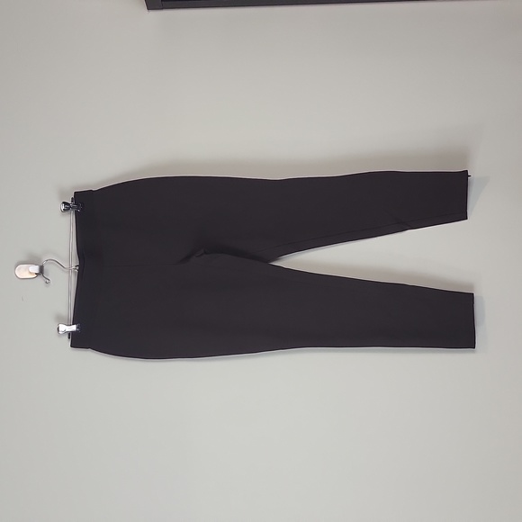 TALBOTS Brown Rayon Blend Wide Elastic Band Waist Skinny Pants with Zip Ankle - Picture 1 of 13